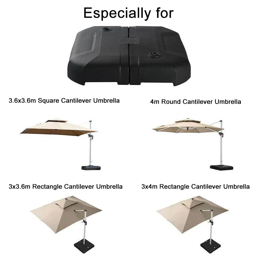 PURPLE LEAF Large Cantilever Umbrella Base ZYAECJBASE-150NEW