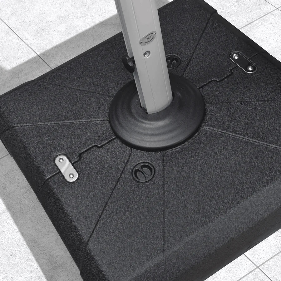 PURPLE LEAF Offset Umbrella Base Cantilever Umbrella Weighted Base
