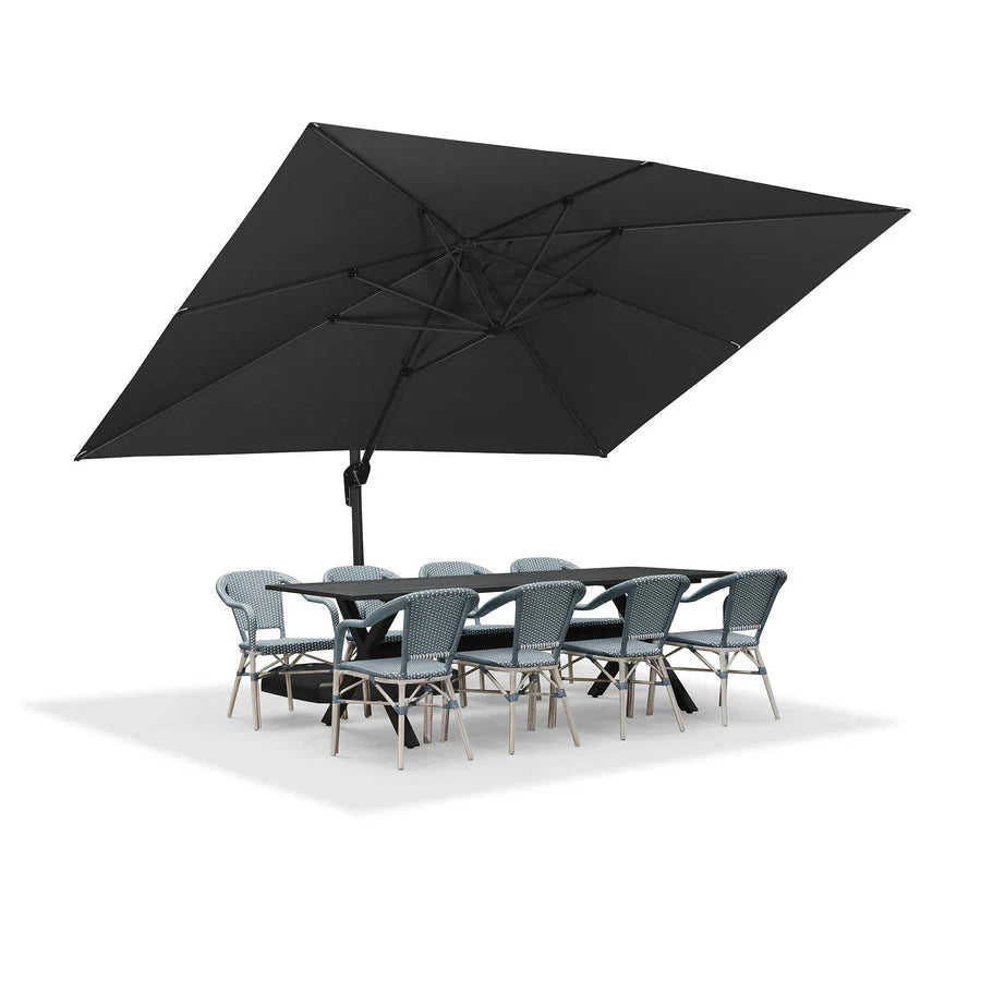 PURPLE LEAF Affordable Patio Umbrella Square and Rectangular Cantilever Umbrella