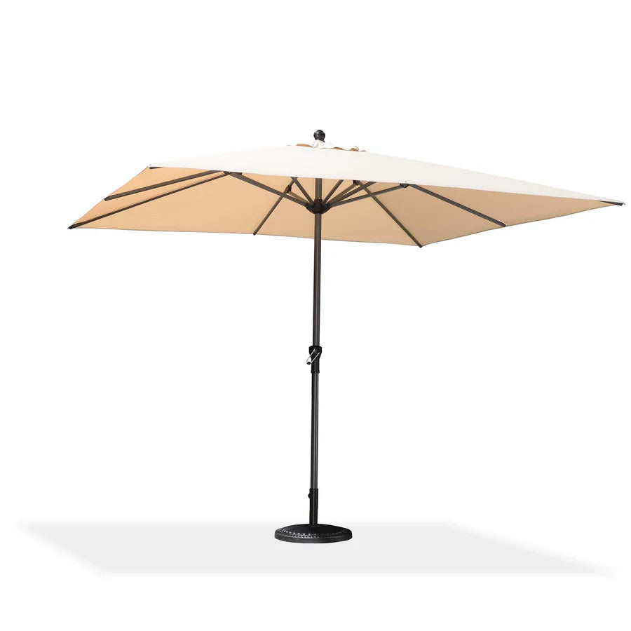 PURPLE LEAF Aluminum Outdoor Market Umbrella Patio Table Umbrella